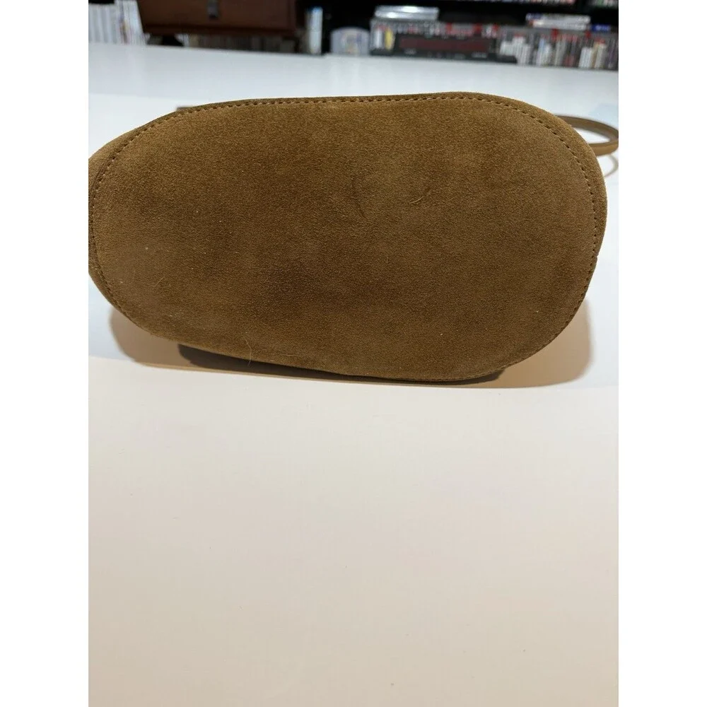 Lauren Ralph Lauren Dryden Diana Suede Leather Bucket Large Tote Shoulder Bag - Picture 3 of 6